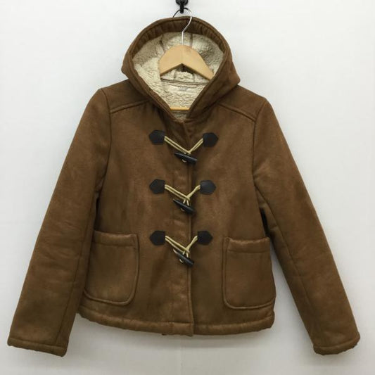 ユナイテッドアローズ UNITED ARROWS コート  ダッフルコート M 無地 茶 / ブラウン /  レディース USED 古着 中古 10020658