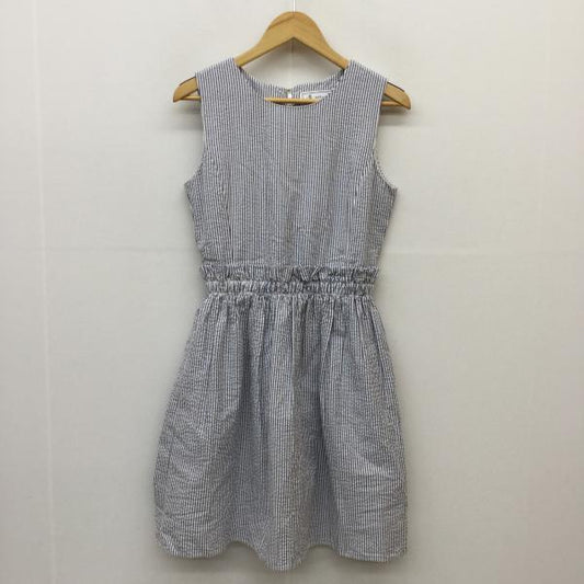 ロペピクニック ROPE' PICNIC ワンピース  ワンピース 38 ストライプ 白 / ホワイト / X 紺 / ネイビー /  レディース USED 古着 中古 10020816