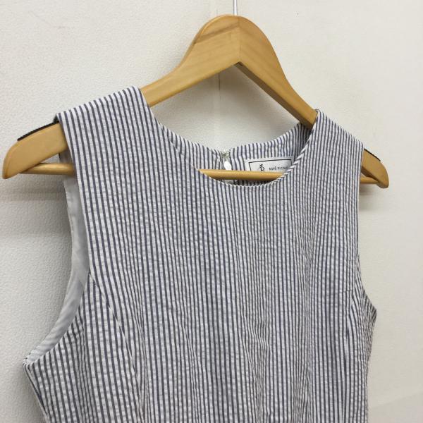 ロペピクニック ROPE' PICNIC ワンピース  ワンピース 38 ストライプ 白 / ホワイト / X 紺 / ネイビー /  レディース USED 古着 中古 10020816