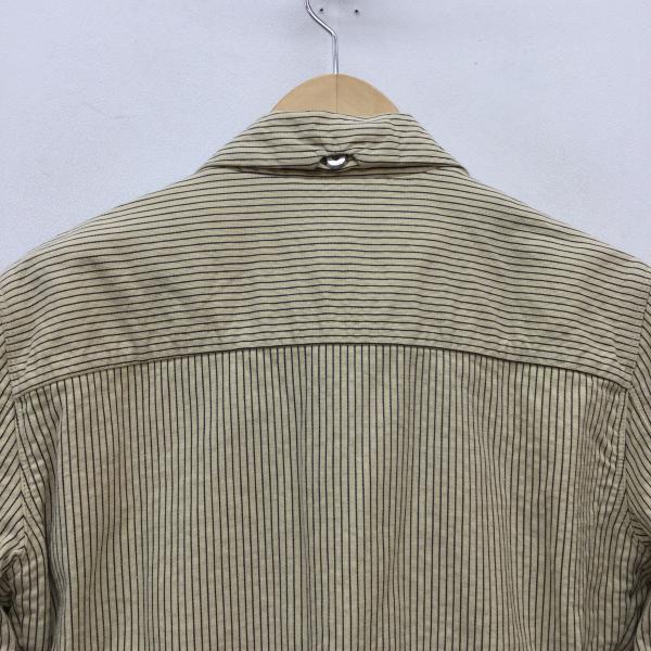 ディーゼル DIESEL ジャケット、上着  ジャケット　アウター S ストライプ ベージュ / ベージュ / X 紺 / ネイビー /  メンズ USED 古着 中古 10021373
