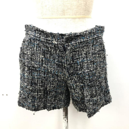 フレームワーク FRAMeWORK パンツ  ツイードショートパンツ 黒 / ブラック /  レディース USED 古着 中古 10021490
