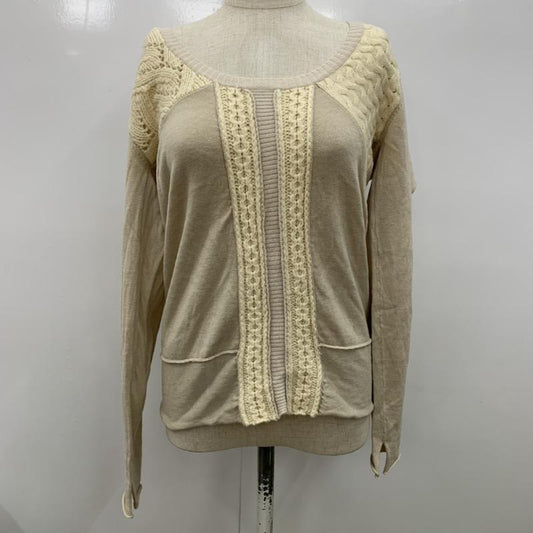 ロッソ ROSSO カットソー  ニットカットソー FREE ベージュ / ベージュ /  レディース USED 古着 中古 10021498