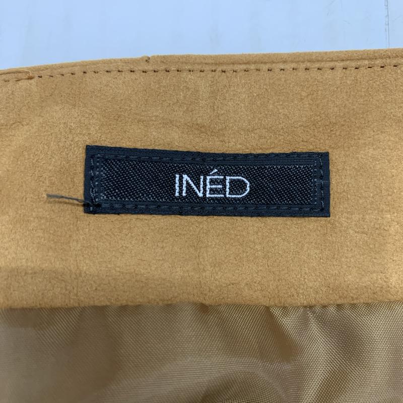 イネド INED スカート  ミモレ丈スカート 無地 キャメル / キャメル /  レディース USED 古着 中古 10021501