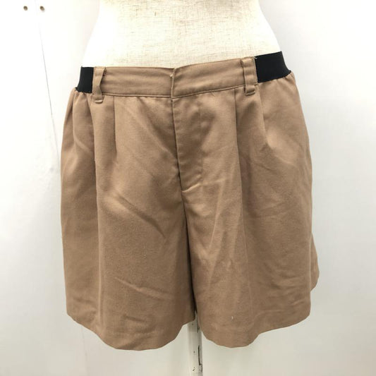アースミュージックアンドエコロジー earth music&ecology パンツ  ショートパンツ M 無地 茶 / ブラウン /  レディース USED 古着 中古 10021528