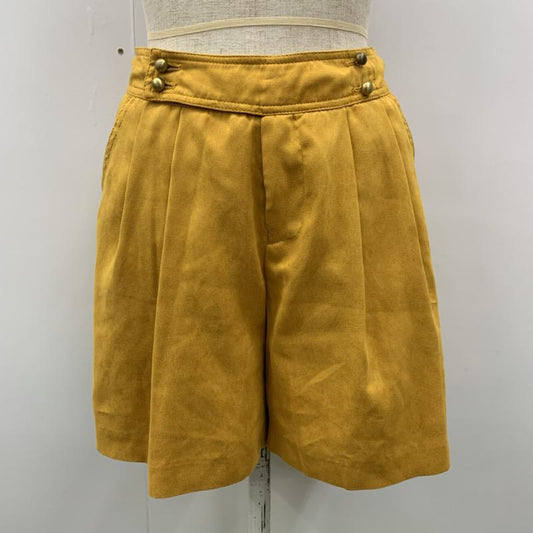 リューデベー/ロートレアモン Rue de Bleis/LAUTREAMONT パンツ  ショートパンツ 1 無地 マスタード / マスタード /  レディース USED 古着 中古 10021538
