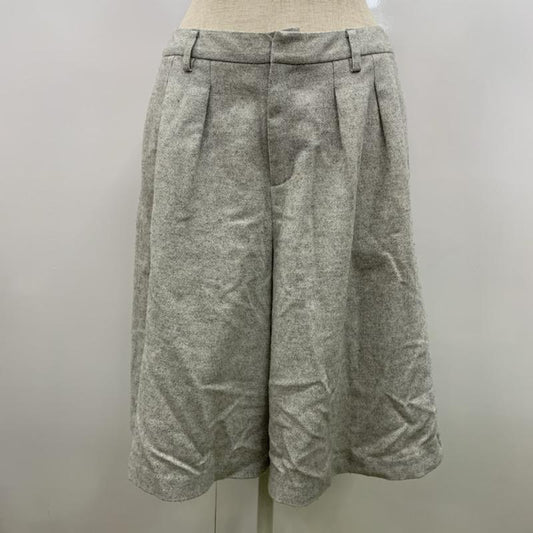 グリーンレーベルリラクシング green label relaxing パンツ  ラメ混ワイドパンツ 38 無地 灰 / グレー /  レディース USED 古着 中古 10021595