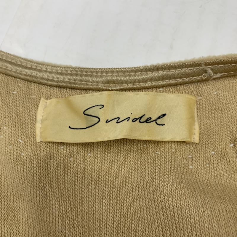 スナイデル SNIDEL ワンピース  ビジュー付ノースリーブワンピース FREE 無地 ベージュ / ベージュ /  レディース USED 古着 中古 10021618