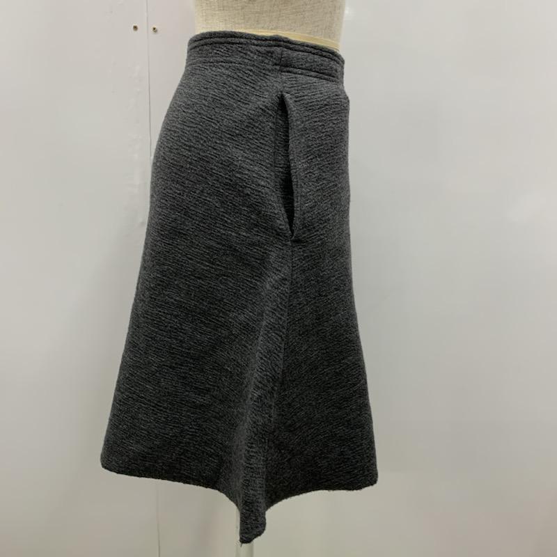 フローレント FLORENT スカート  ストレッチ入りスカート 34 無地 チャコールグレー / チャコールグレー /  レディース USED 古着 中古 10021651
