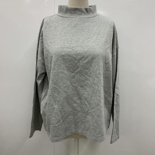 クローラ crolla カットソー  ハイネックカットソー 無地 灰 / グレー /  レディース USED 古着 中古 10021682