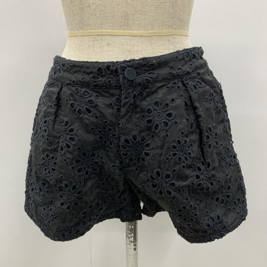 ローリーズファーム LOWRYS FARM パンツ ショートパンツ レースショートパンツ FREE レース柄 黒 / ブラック /  レディース USED 古着 中古 10021697