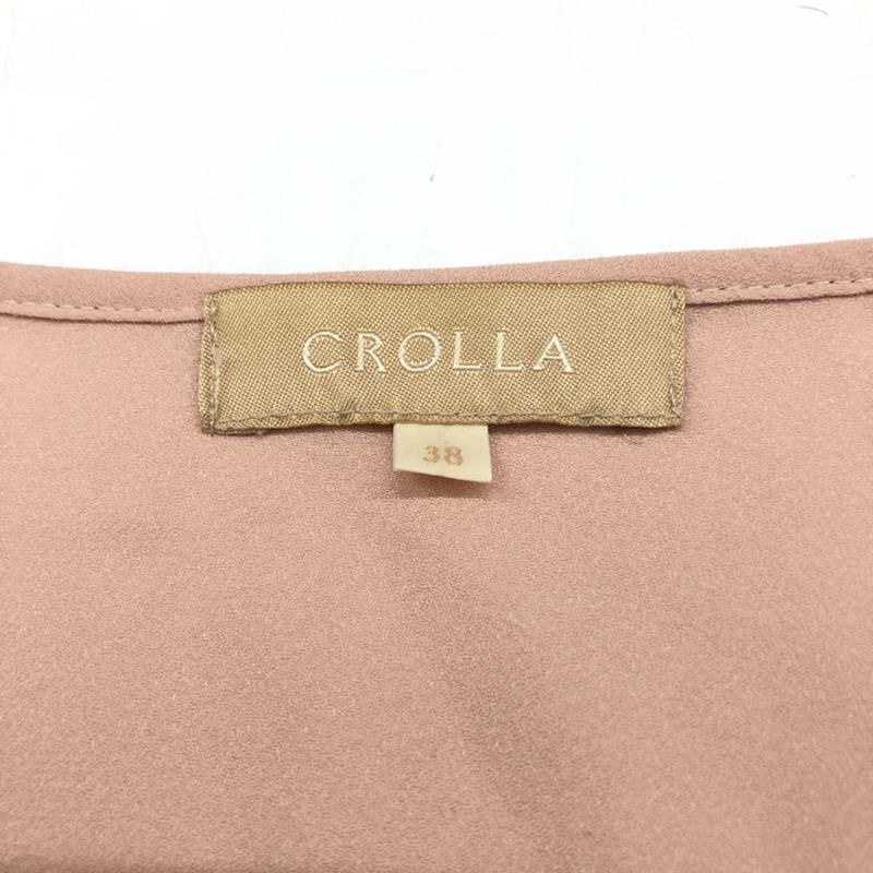 クローラ crolla ワンピース  切替ワンピース 38 無地 桃 / ピンク /  レディース USED 古着 中古 10021746