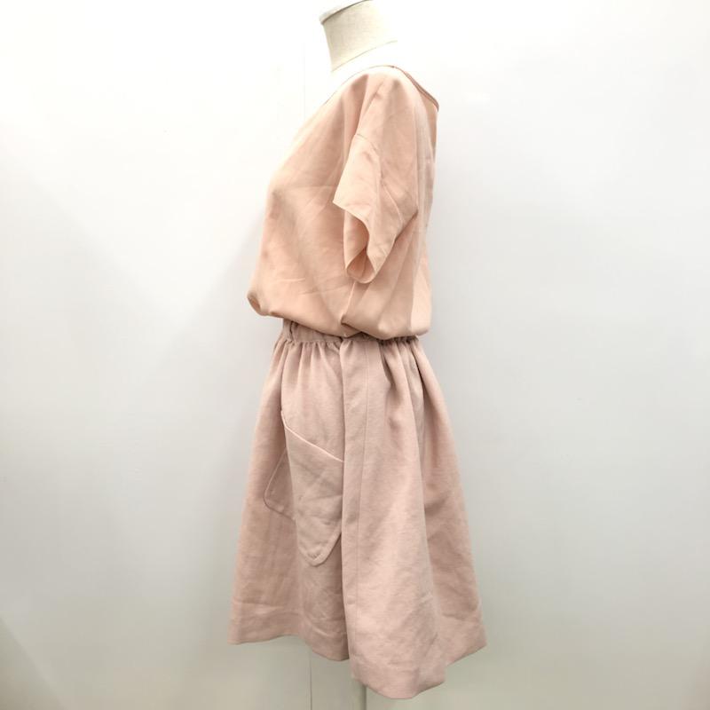 クローラ crolla ワンピース  切替ワンピース 38 無地 桃 / ピンク /  レディース USED 古着 中古 10021746