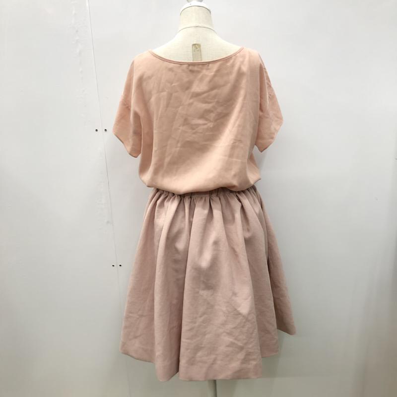 クローラ crolla ワンピース  切替ワンピース 38 無地 桃 / ピンク /  レディース USED 古着 中古 10021746