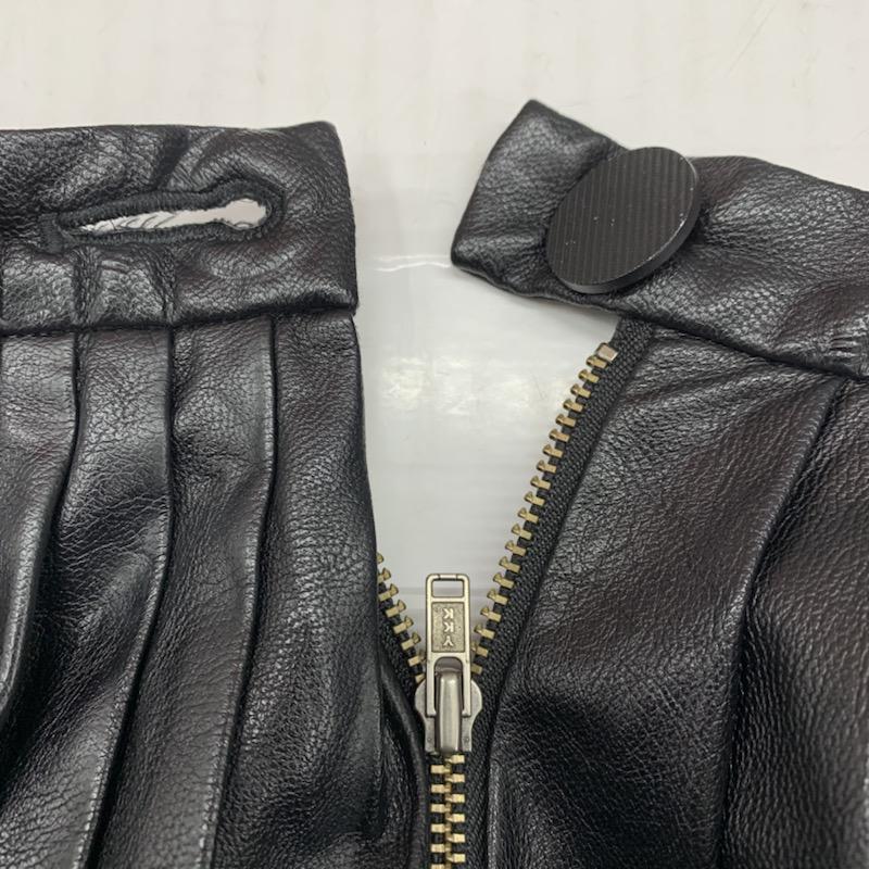 マウジー MOUSSY スカート  フェイクレザープリーツスカート 1 無地 黒 / ブラック /  レディース USED 古着 中古 10021752