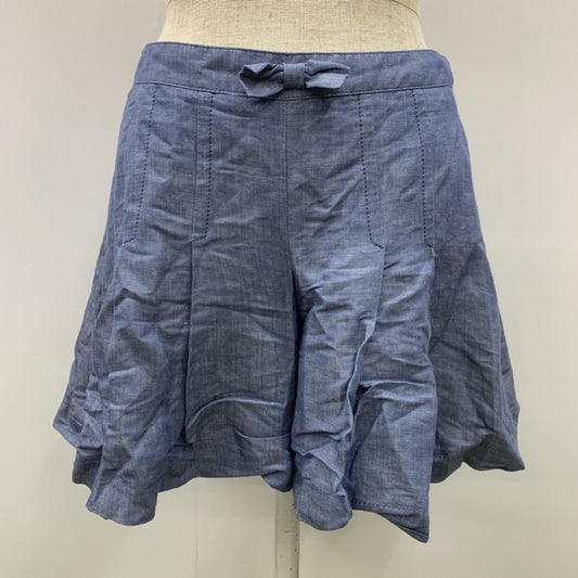 クローラ crolla パンツ  プリーツキュロット ショートパンツ 36 無地 青 / ブルー /  レディース USED 古着 中古 10021759