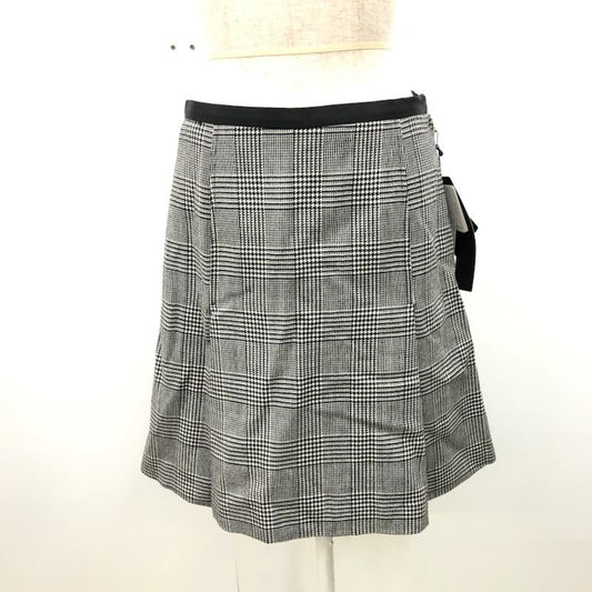 アバハウスドゥウ゛ィネット Abahouse Devinette スカート  美品 リバーシブルスカート 千鳥格子 タグ付き 2 千鳥格子 黒 / ブラック /  レディース USED 古着 中古 10021788