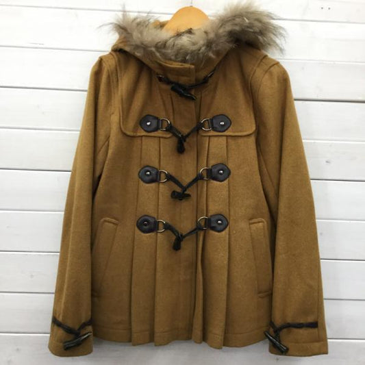 ページボーイ PAGEBOY コート  アウター コート M 無地 茶 / ブラウン /  レディース USED 古着 中古 10021940
