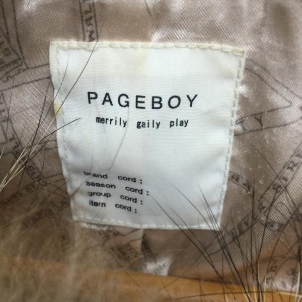 ページボーイ PAGEBOY コート  アウター コート M 無地 茶 / ブラウン /  レディース USED 古着 中古 10021940