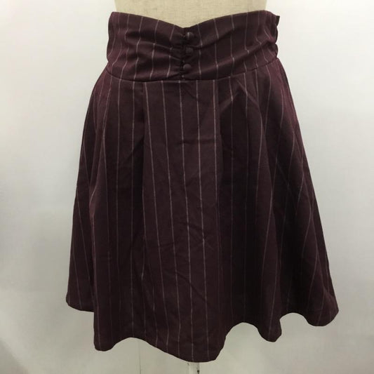 マジェスティックレゴン MAJESTIC LEGON パンツ  ショーツ 短パン ショートパンツ M ストライプ レディース USED 古着 中古 10021995
