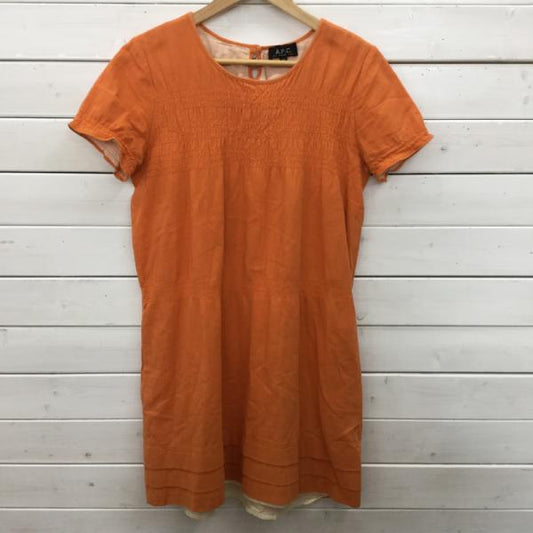 アーペーセー A.P.C. ワンピース  ワンピース チュニック XS 無地 橙 / オレンジ /  レディース USED 古着 中古 10022469