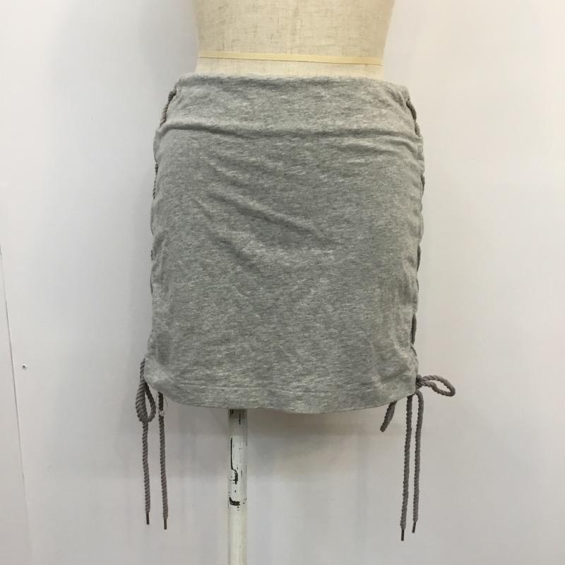 オキラク OKIRAKU スカート  スカート 無地 灰 / グレー /  レディース USED 古着 中古 10022504