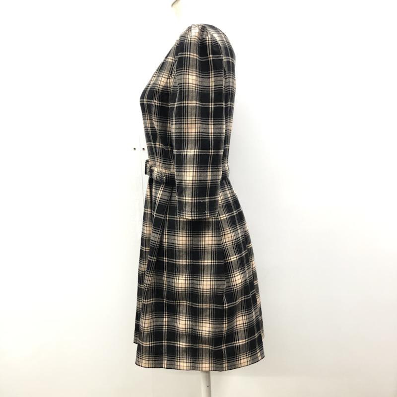 ダズリン dazzlin ワンピース  ワンピース 五分袖 チェック M チェック レディース USED 古着 中古 10022620