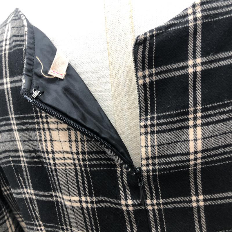 ダズリン dazzlin ワンピース  ワンピース 五分袖 チェック M チェック レディース USED 古着 中古 10022620