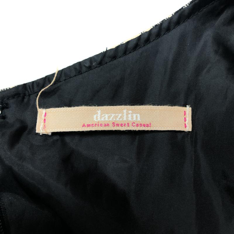 ダズリン dazzlin ワンピース  ワンピース 五分袖 チェック M チェック レディース USED 古着 中古 10022620