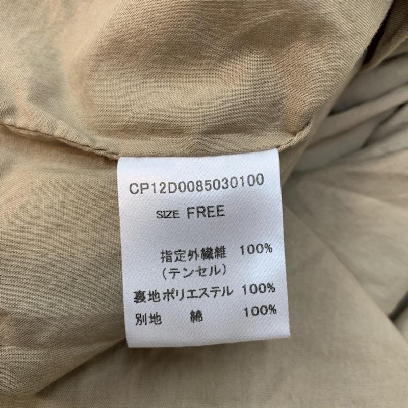 チャオパニック CIAOPANIC コート コート一般 スプリングコート 無地 FREE 無地 ベージュ / ベージュ /  レディース USED 古着 中古 10022891