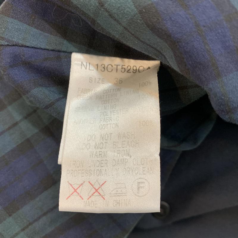 ブロードゥリー&コー Broderie & Co コート コート一般 長袖 無地 ジャケット 36 無地 紺 / ネイビー /  レディース USED 古着 中古 10022900