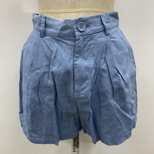 ローリーズファーム LOWRYS FARM パンツ ショートパンツ ショーツ 短パン 無地 M 無地 水色 / ライトブルー /  レディース USED 古着 中古 10022946