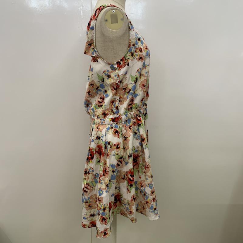ヘザー Heather ワンピース  ワンピース ノースリーブ 花柄 FREE 花柄 白 / ホワイト /  レディース USED 古着 中古 10022948