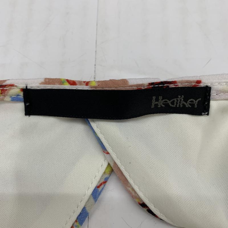 ヘザー Heather ワンピース  ワンピース ノースリーブ 花柄 FREE 花柄 白 / ホワイト /  レディース USED 古着 中古 10022948