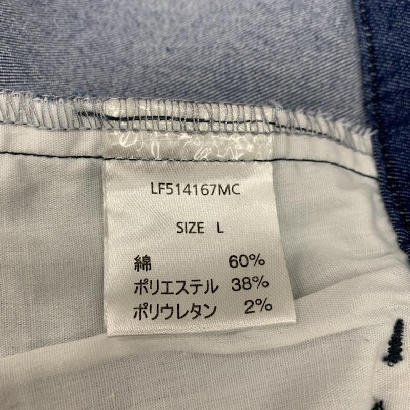 ローリーズファーム LOWRYS FARM スカート ミニスカート デニムスカート 無地 L 無地 インディゴ / インディゴ /  レディース USED 古着 中古 10023033