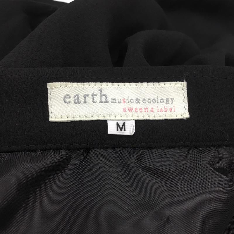 アースミュージックアンドエコロジー earth music&ecology スカート  スカート M 無地 黒 / ブラック /  レディース USED 古着 中古 10023037