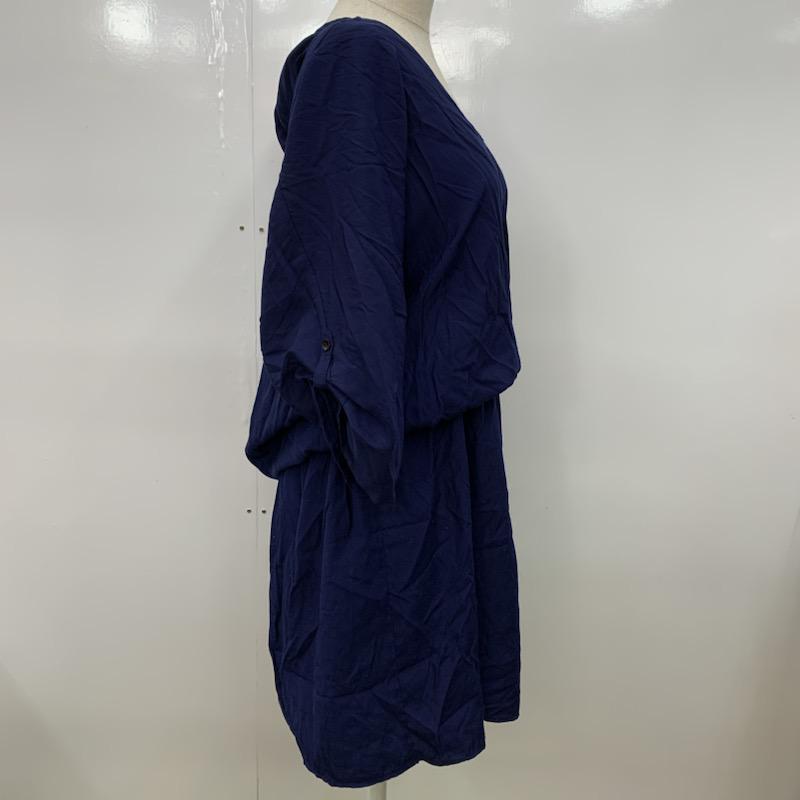 グローバルワーク GLOBAL WORK ワンピース  ワンピース M 無地 紺 / ネイビー /  レディース USED 古着 中古 10023051