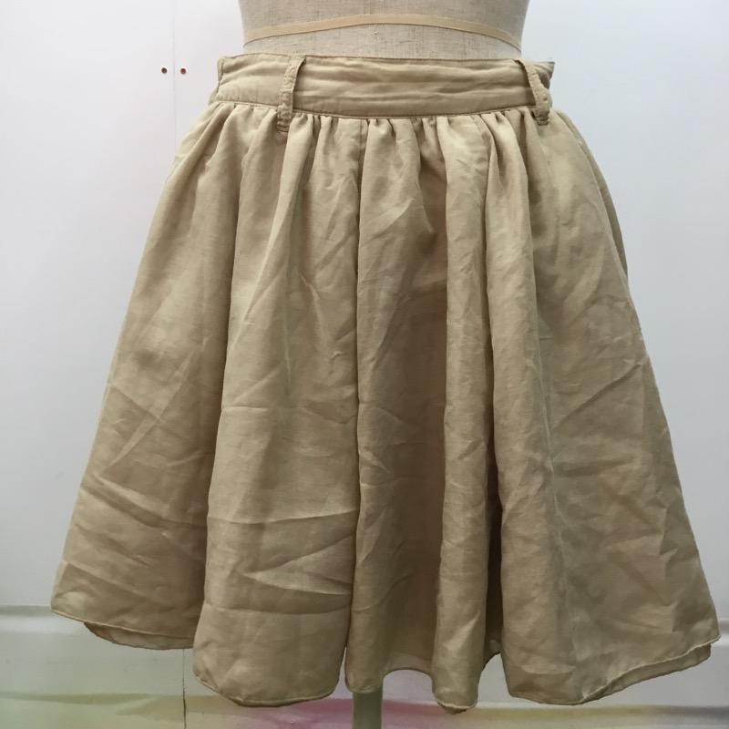 ローリーズファーム LOWRYS FARM スカート  スカート FREE 無地 ベージュ / ベージュ /  レディース USED 古着 中古 10023059
