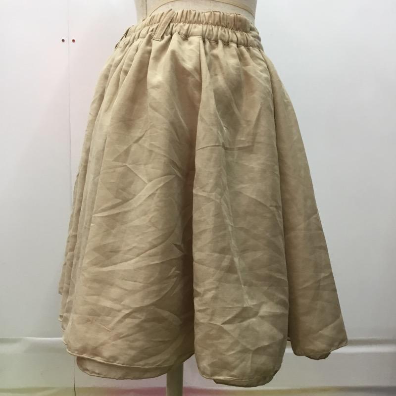 ローリーズファーム LOWRYS FARM スカート  スカート FREE 無地 ベージュ / ベージュ /  レディース USED 古着 中古 10023059