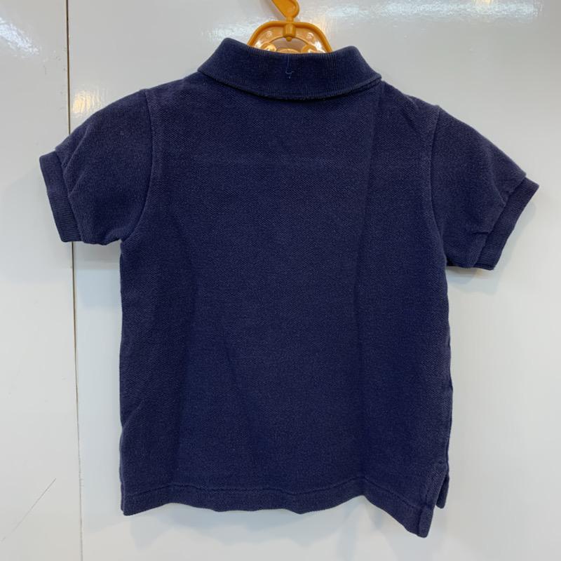 ラルフローレン RALPHLAUREN ポロシャツ 半袖 キッズ ポロシャツ 80? 80cm 紺 / ネイビー /  ボーイズ USED 古着 中古 10023115