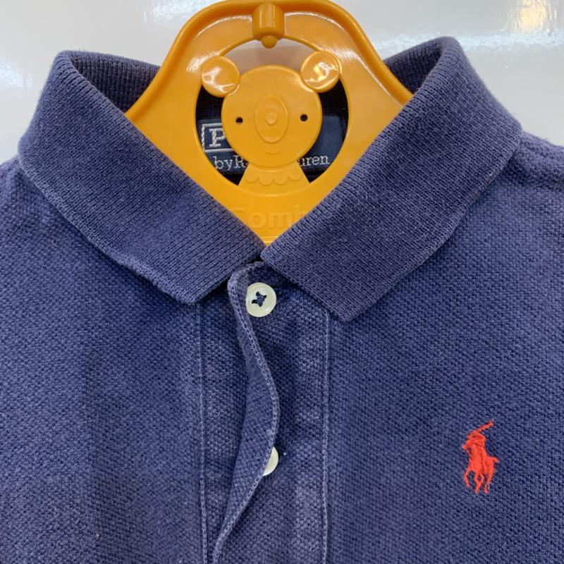 ラルフローレン RALPHLAUREN ポロシャツ 半袖 キッズ ポロシャツ 80? 80cm 紺 / ネイビー /  ボーイズ USED 古着 中古 10023115