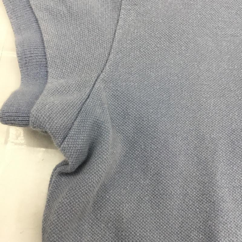 ラルフローレン RALPHLAUREN ポロシャツ 半袖 無地 ワンポイント M 無地 X ワンポイント 水色 / ライトブルー /  ガールズ USED 古着 中古 10023122