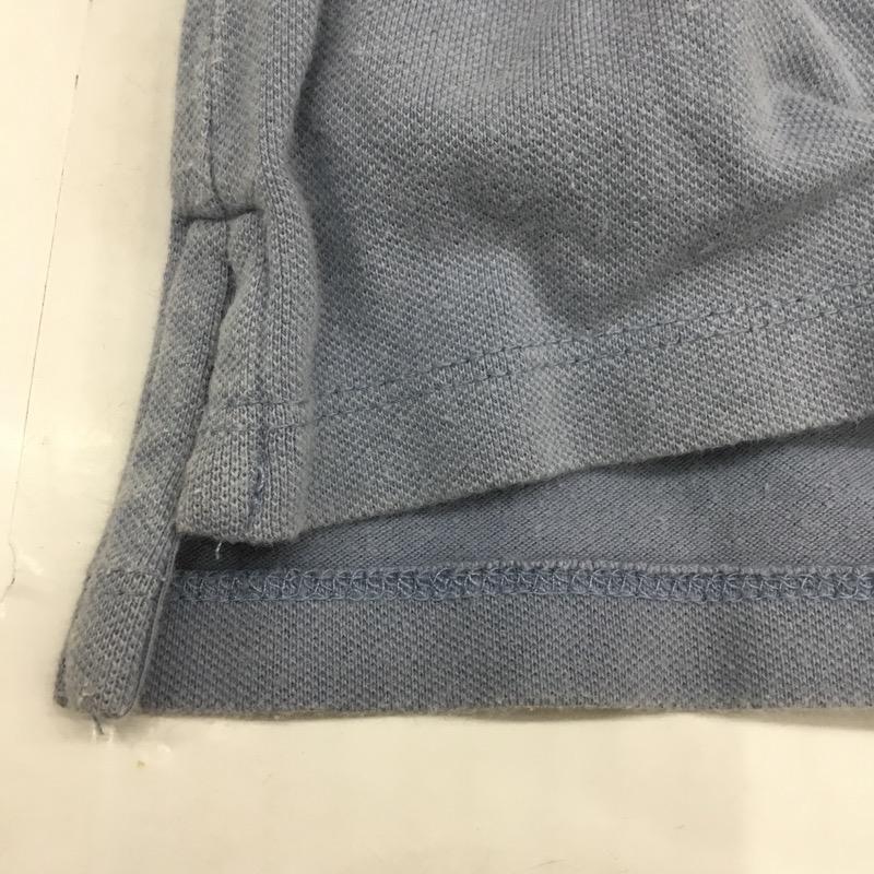ラルフローレン RALPHLAUREN ポロシャツ 半袖 無地 ワンポイント M 無地 X ワンポイント 水色 / ライトブルー /  ガールズ USED 古着 中古 10023122