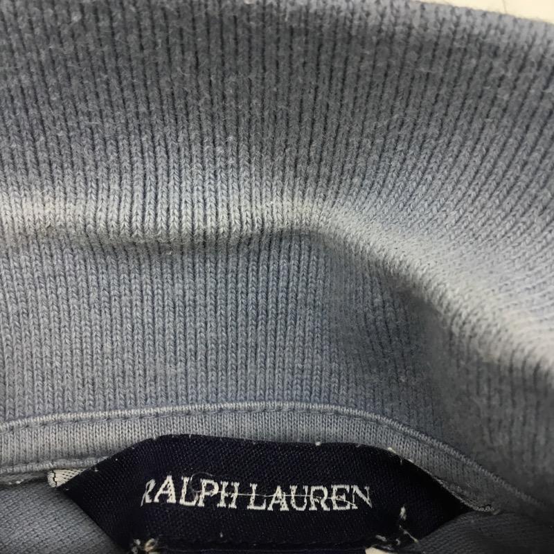 ラルフローレン RALPHLAUREN ポロシャツ 半袖 無地 ワンポイント M 無地 X ワンポイント 水色 / ライトブルー /  ガールズ USED 古着 中古 10023122