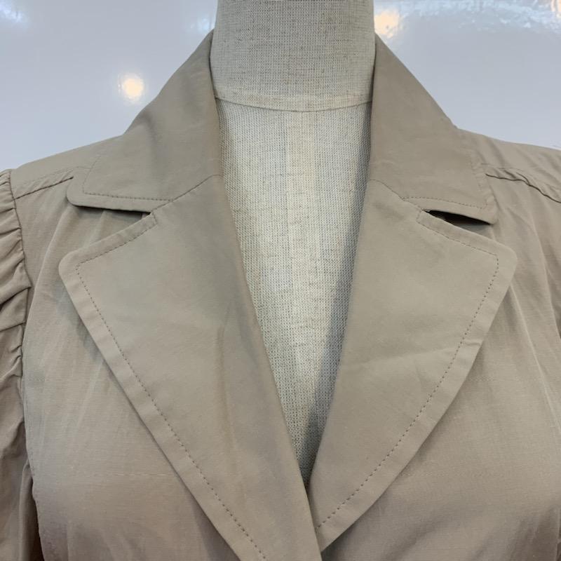 ナチュラルビューティーベーシック NATURAL BEAUTY BASIC コート  ロングコート M 無地 ベージュ / ベージュ /  レディース USED 古着 中古 10023177