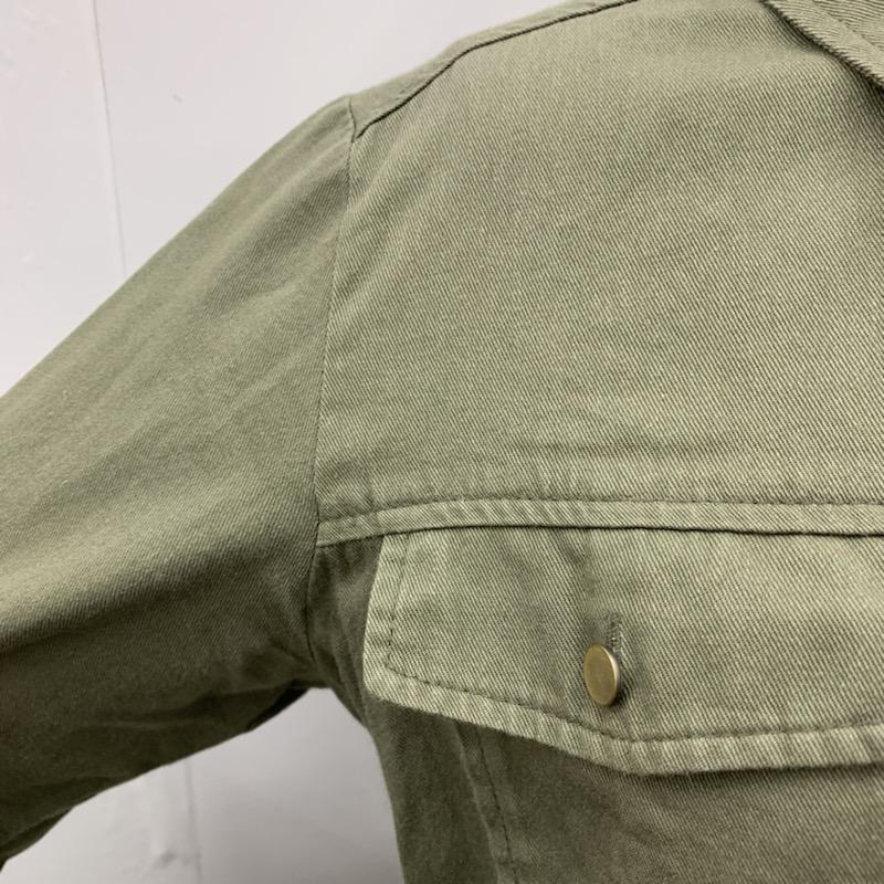 マジェスティックレゴン MAJESTIC LEGON シャツ、ブラウス  長袖シャツ FREE 無地 カーキ / カーキ /  レディース USED 古着 中古 10023187