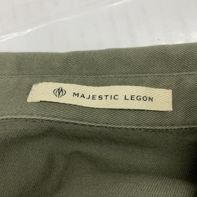 マジェスティックレゴン MAJESTIC LEGON シャツ、ブラウス  長袖シャツ FREE 無地 カーキ / カーキ /  レディース USED 古着 中古 10023187