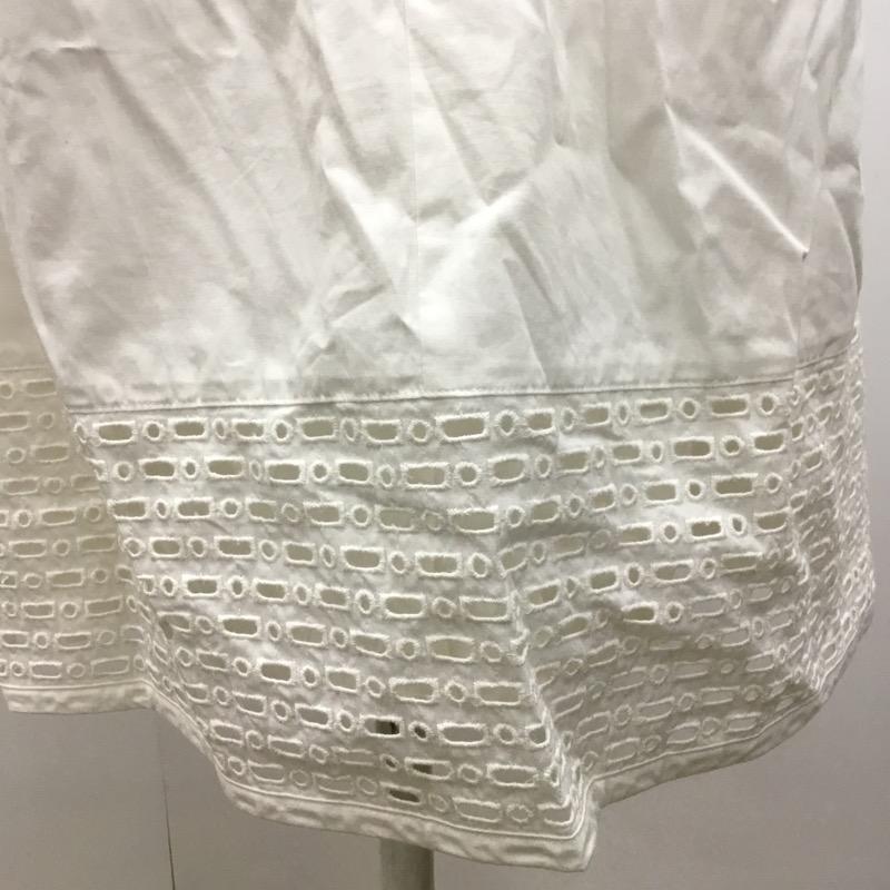 イネド INED スカート  スカート 7 無地 白 / ホワイト /  レディース USED 古着 中古 10023213