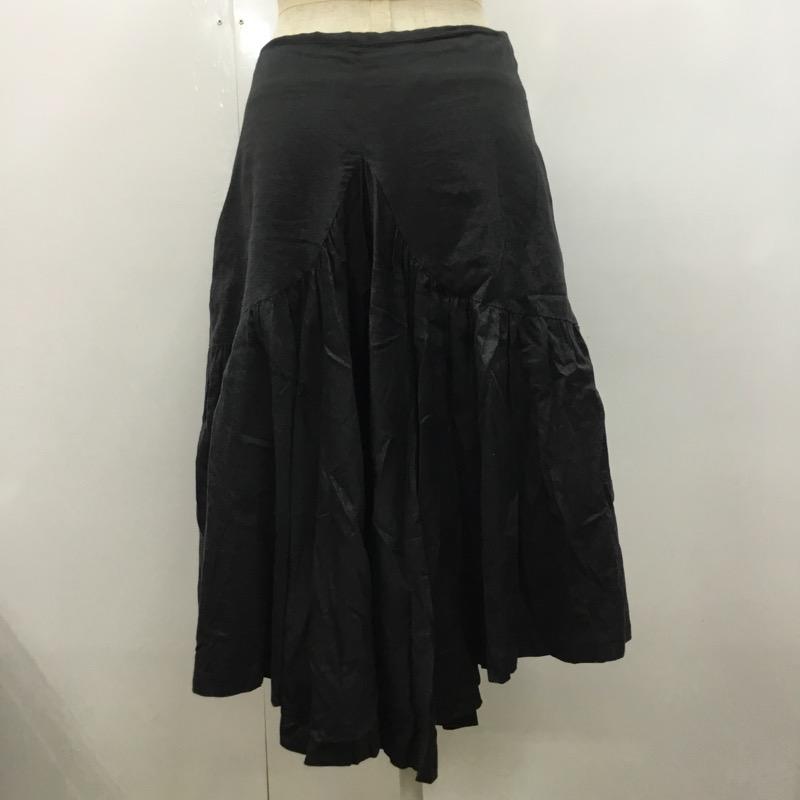 レイビームス Ray BEAMS スカート  スカート 無地 黒 / ブラック /  レディース USED 古着 中古 10023226
