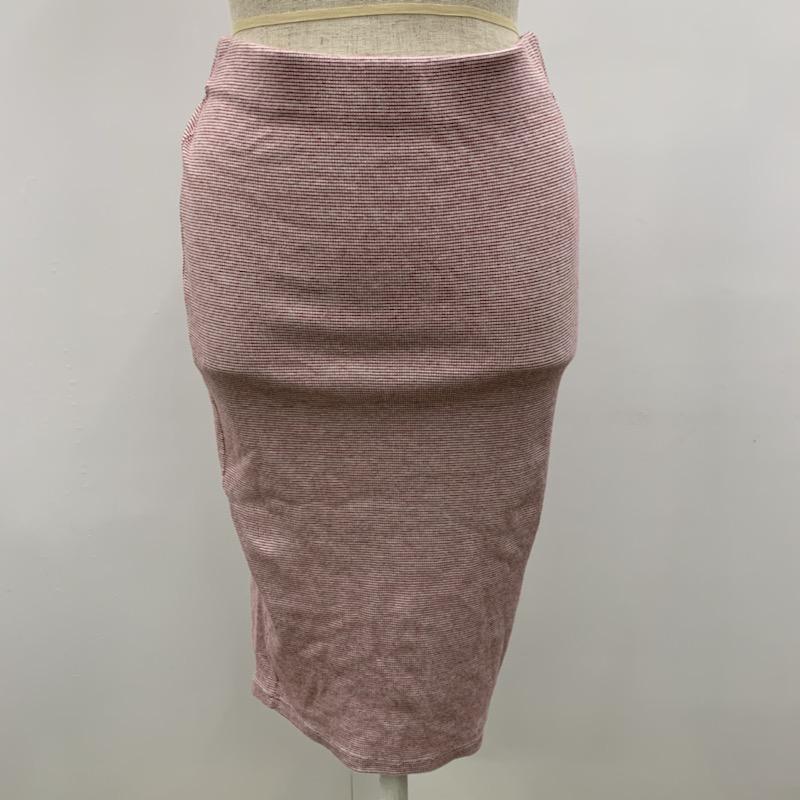 ザラ ZARA スカート ひざ丈スカート スカート タイトスカート M  白 / ホワイト / X 赤 / レッド /  レディース USED 古着 中古 10023227