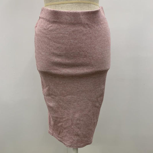 ザラ ZARA スカート ひざ丈スカート スカート タイトスカート M  白 / ホワイト / X 赤 / レッド /  レディース USED 古着 中古 10023227